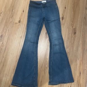 Free people wide leg jeans